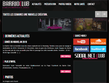 Tablet Screenshot of barrioclub.com